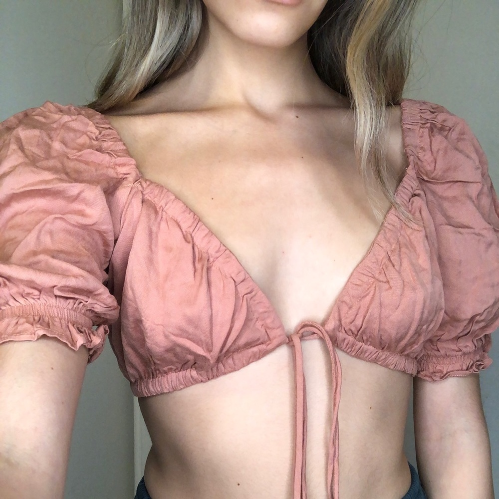 Rust Tie Top